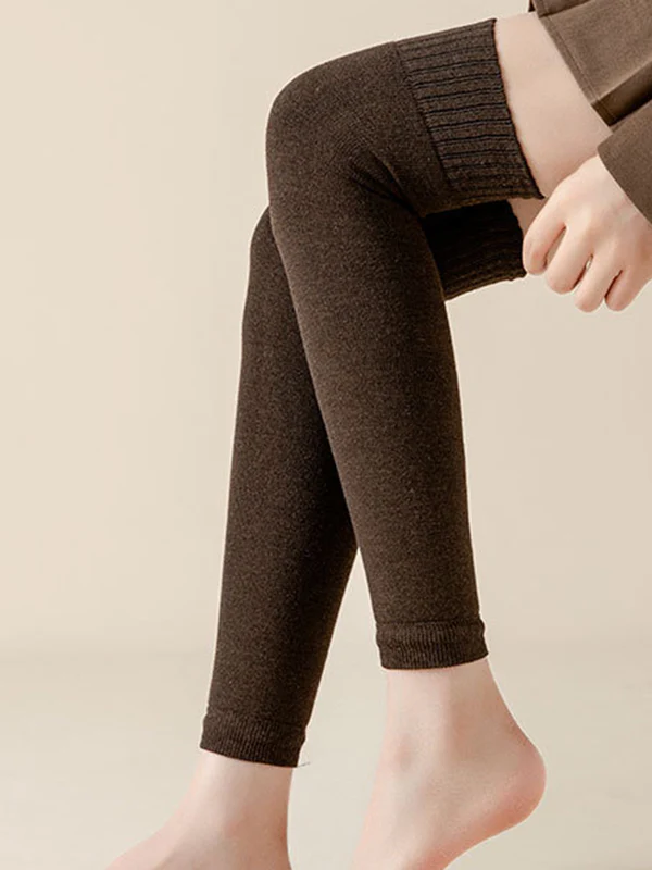 Casual Skinny Keep Warm Solid Color Leg Warmers Accessories - Image 15