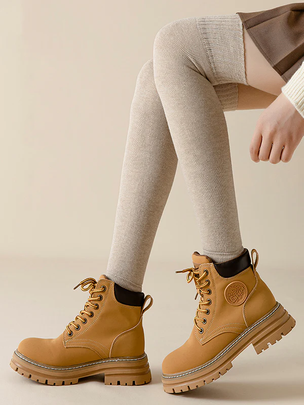 Casual Skinny Keep Warm Solid Color Leg Warmers Accessories - Image 8