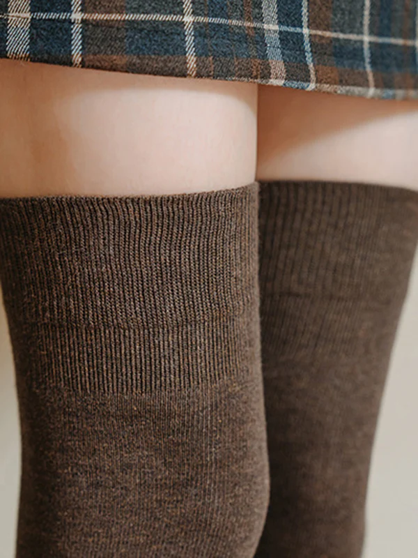 Casual Skinny Leg Solid Color Stockings Accessories - Image 14