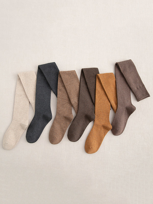 Casual Skinny Leg Solid Color Stockings Accessories - Image 18