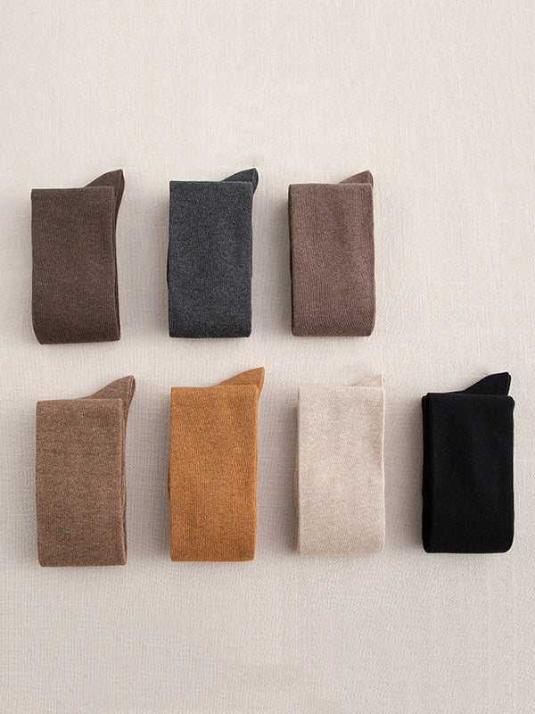 Casual Skinny Leg Solid Color Stockings Accessories - Image 19