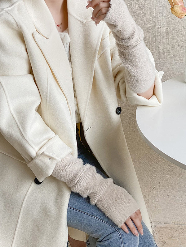 Casual Solid Color Arm Warmers Accessories - Image 11