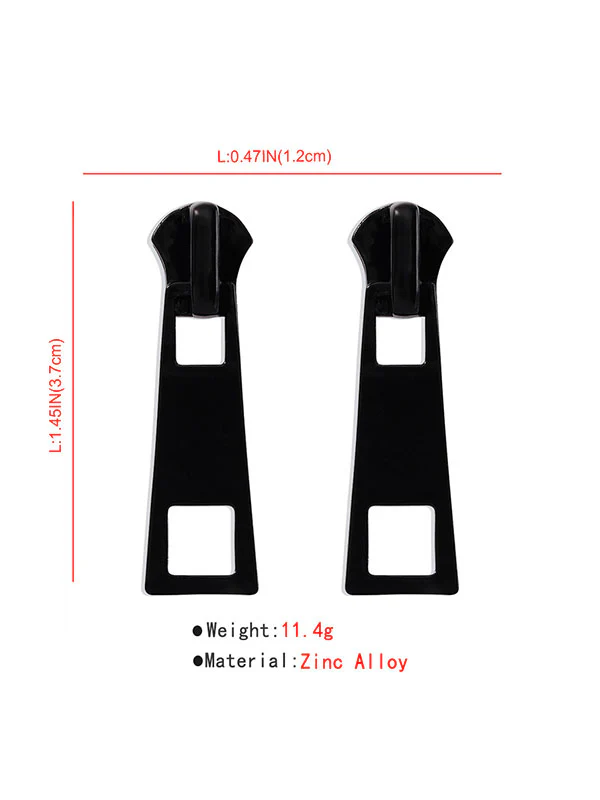 Casual Solid Color Earrings Accessories - Image 3
