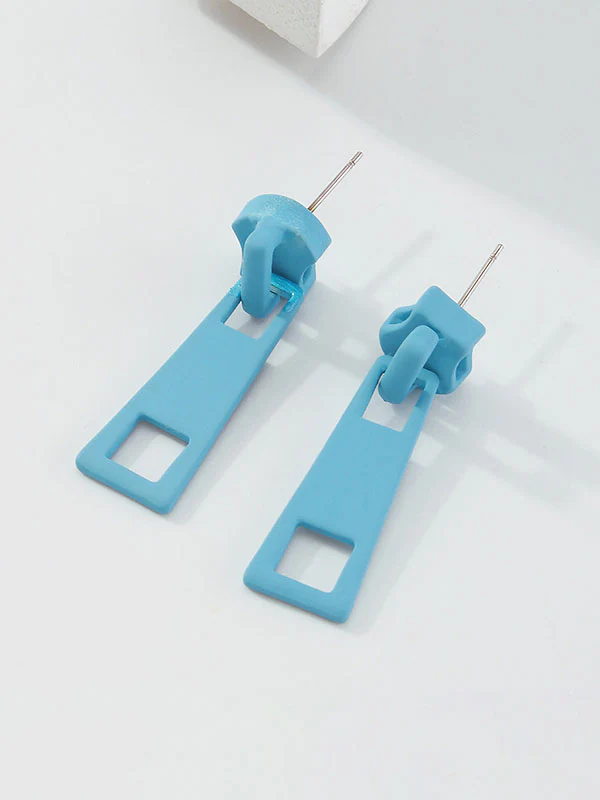 Casual Solid Color Earrings Accessories - Image 4