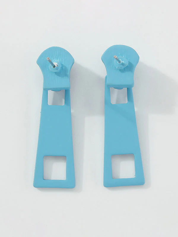Casual Solid Color Earrings Accessories - Image 5