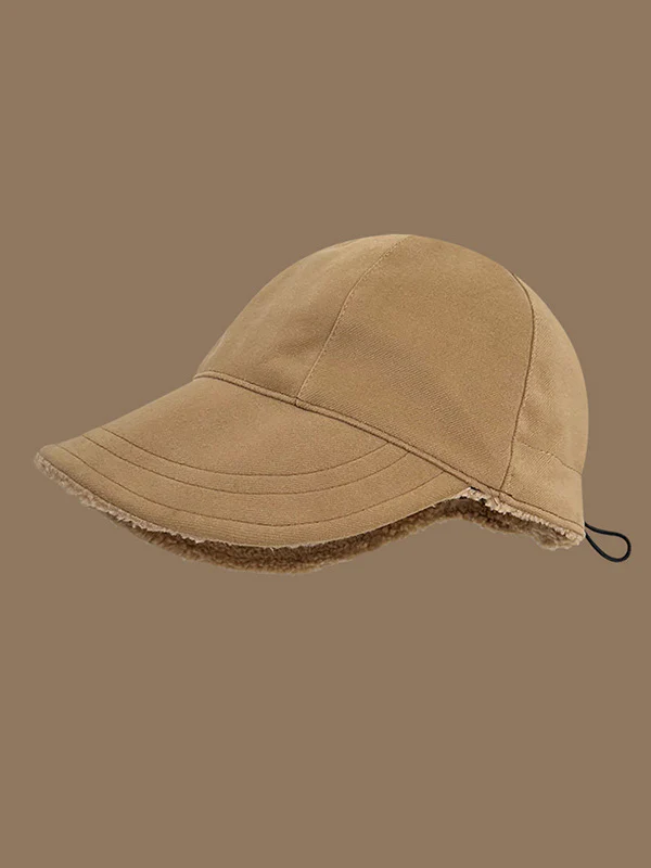 Casual Velvet Keep Warm Bucket Hat - Image 7