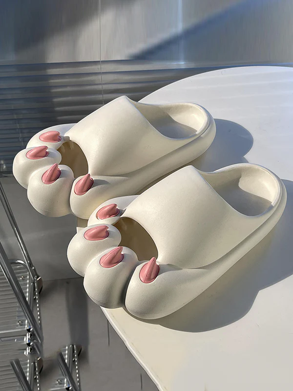 Cat Paw Shape Hollow Slippers - Image 6