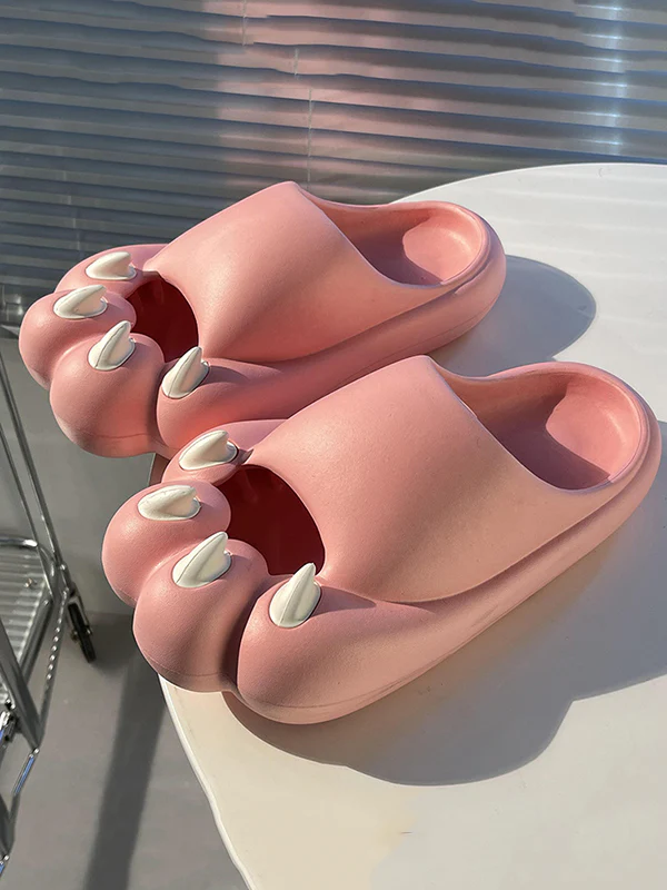 Cat Paw Shape Hollow Slippers - Image 7
