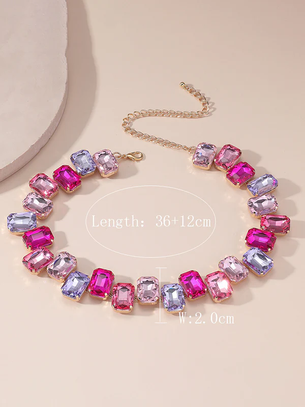 Chains Contrast Color Necklaces Accessories - Image 15