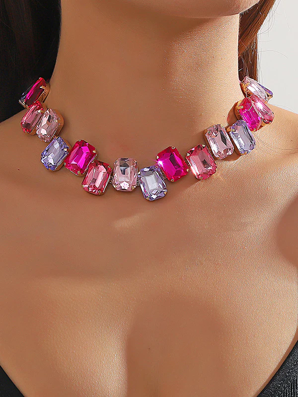 Chains Contrast Color Necklaces Accessories - Image 5
