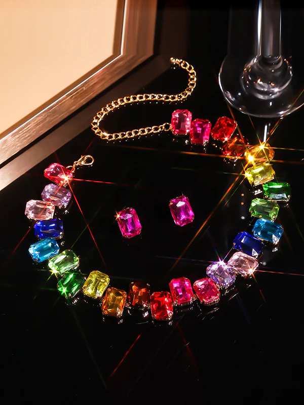 Chains Contrast Color Necklaces Accessories - Image 8