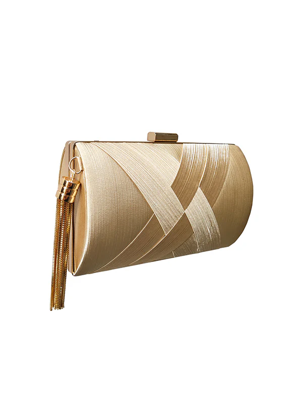 Chains Contrast Color Tasseled Banquet Handbags - Image 10