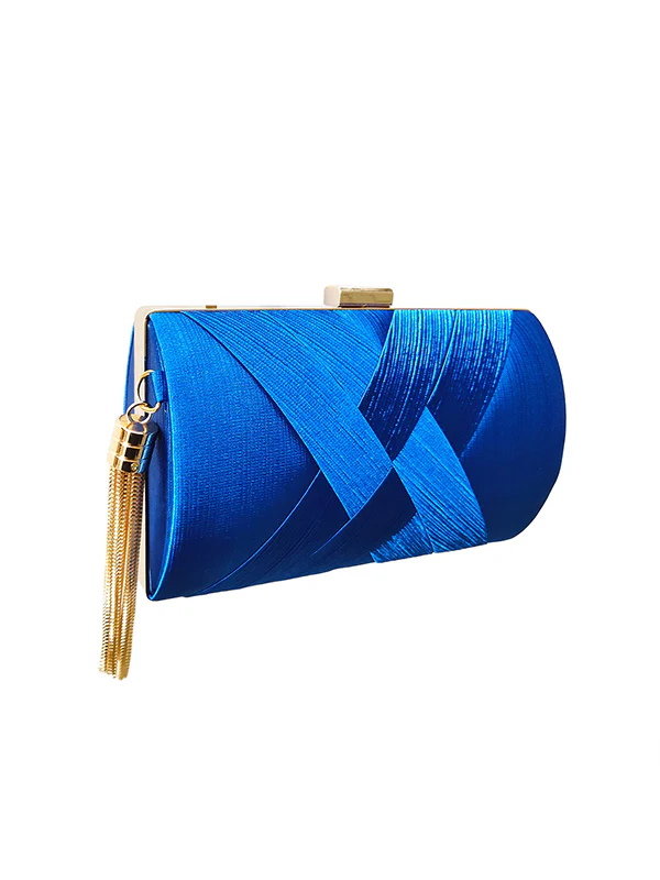 Chains Contrast Color Tasseled Banquet Handbags - Image 14