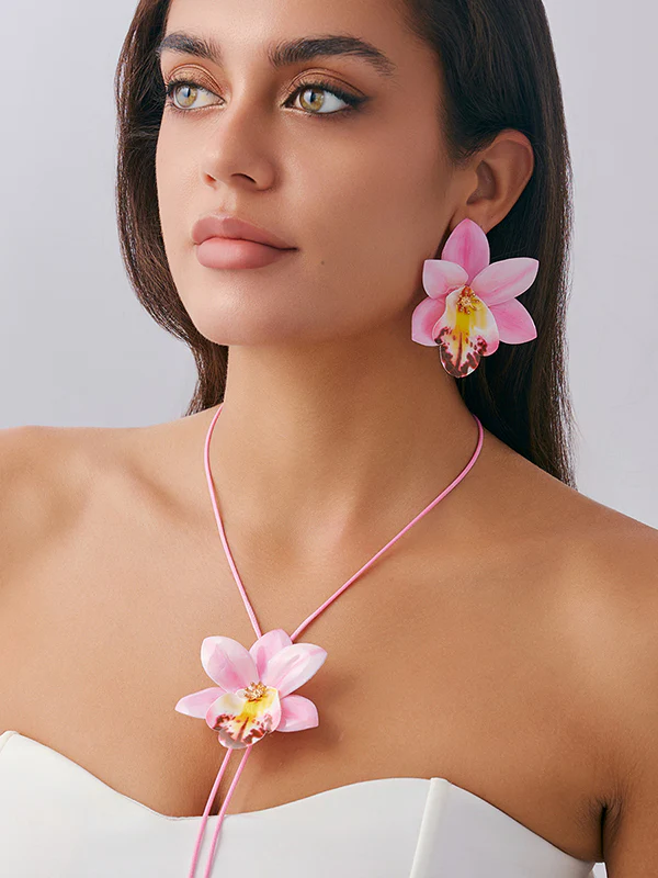 Chains Flower Shape Armlet Accessories Earrings Accessories Necklaces Accessories - Image 3