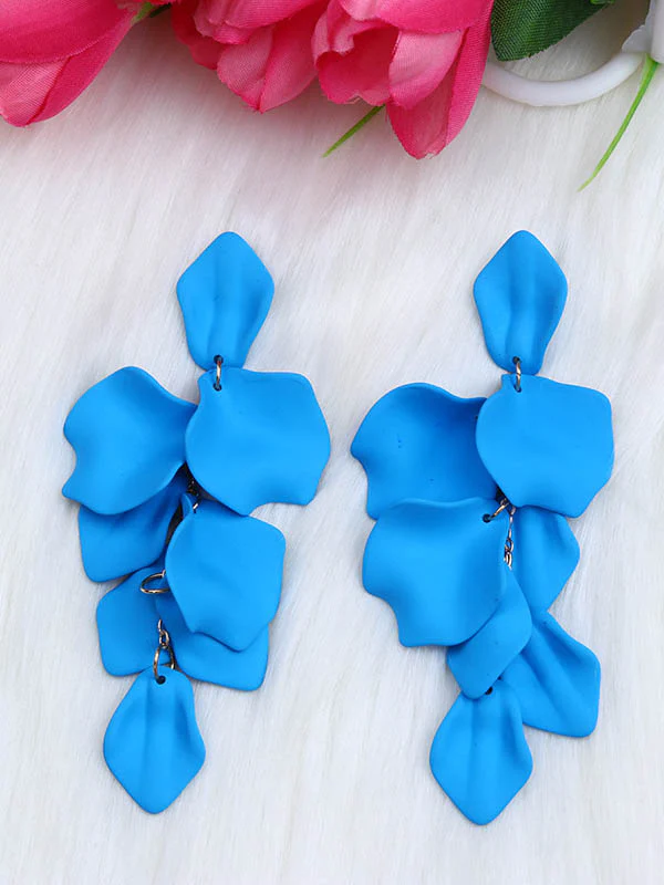 Chains Flower Shape Earrings Accessories - Image 10