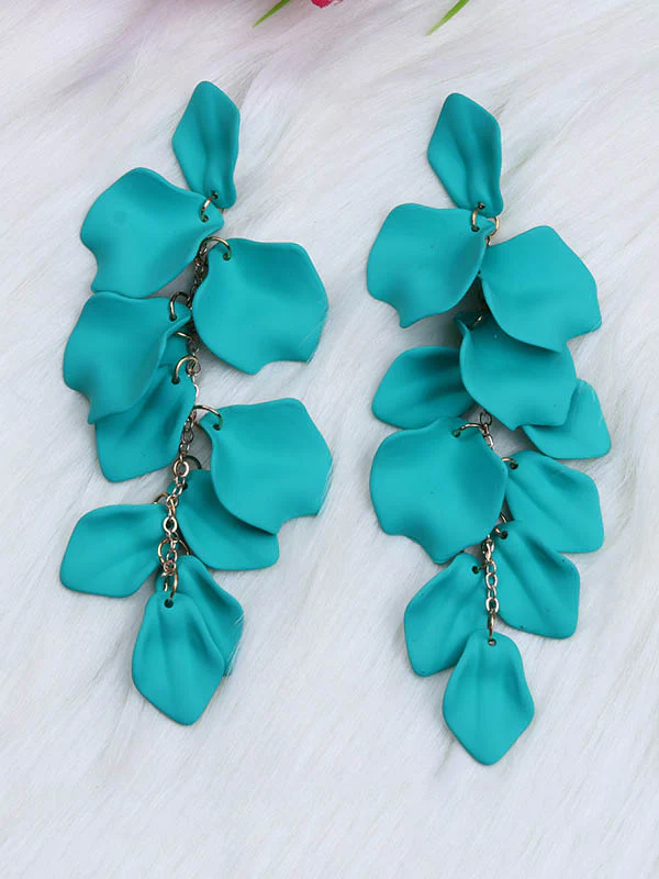 Chains Flower Shape Earrings Accessories - Image 13