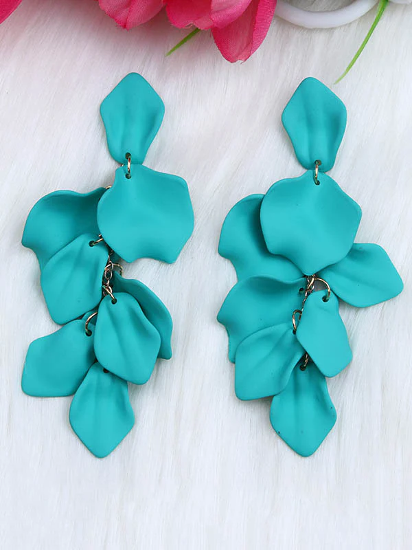 Chains Flower Shape Earrings Accessories - Image 14