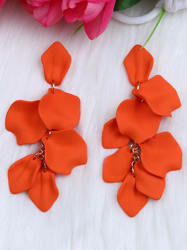 Chains Flower Shape Earrings Accessories - Image 16