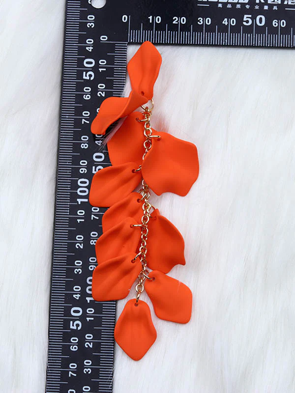 Chains Flower Shape Earrings Accessories - Image 17