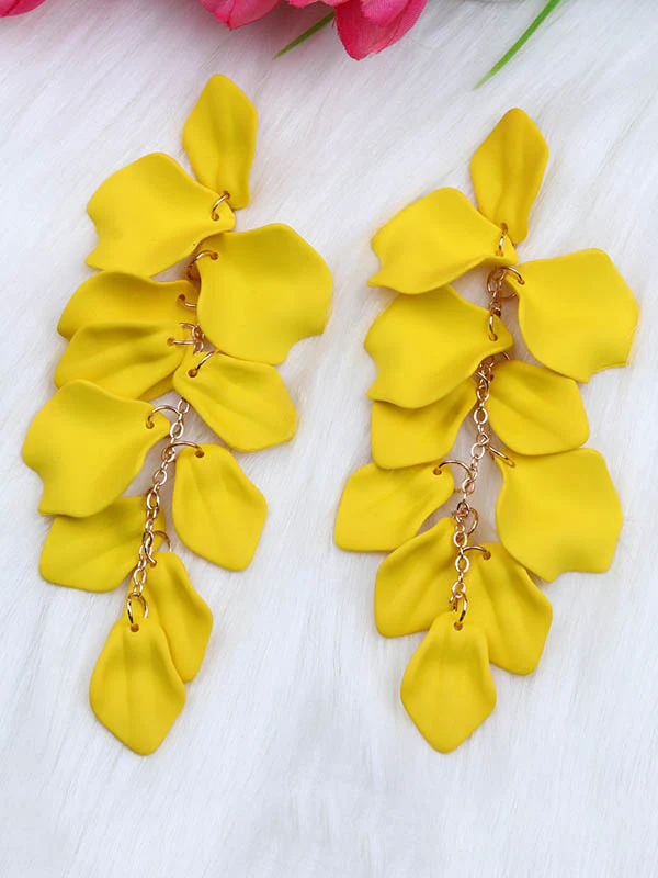 Chains Flower Shape Earrings Accessories - Image 18