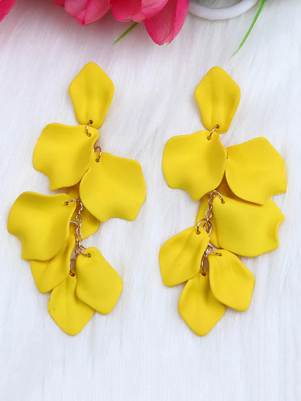 Chains Flower Shape Earrings Accessories - Image 19