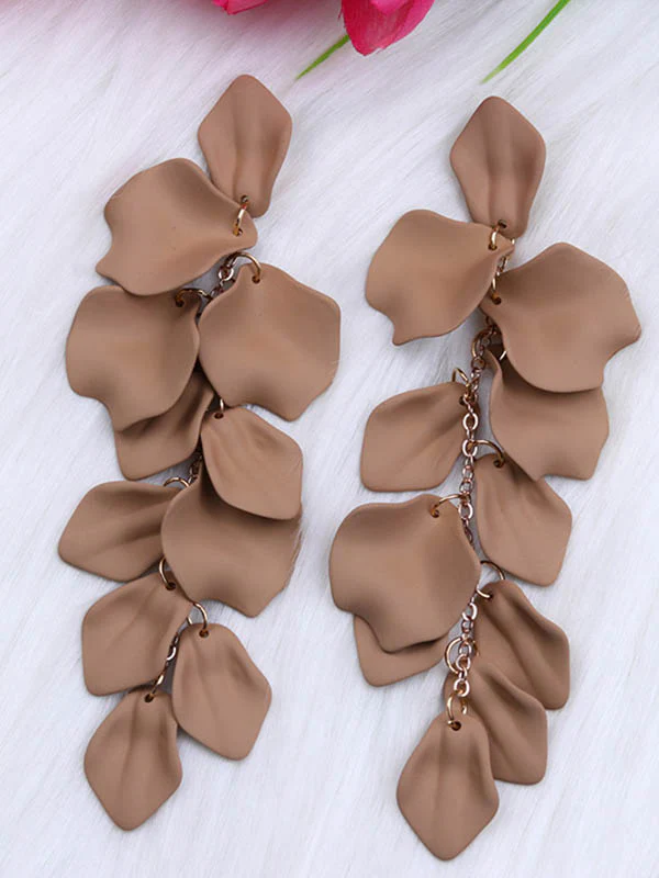 Chains Flower Shape Earrings Accessories - Image 22