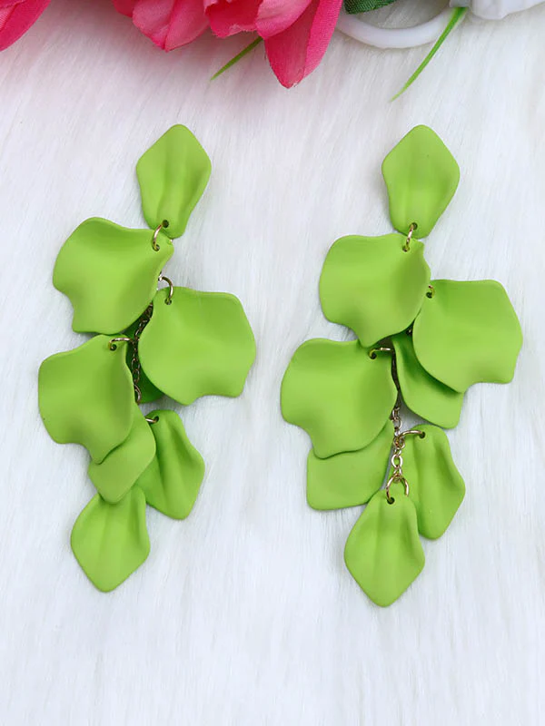 Chains Flower Shape Earrings Accessories - Image 24
