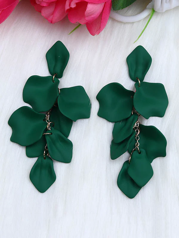 Chains Flower Shape Earrings Accessories - Image 25