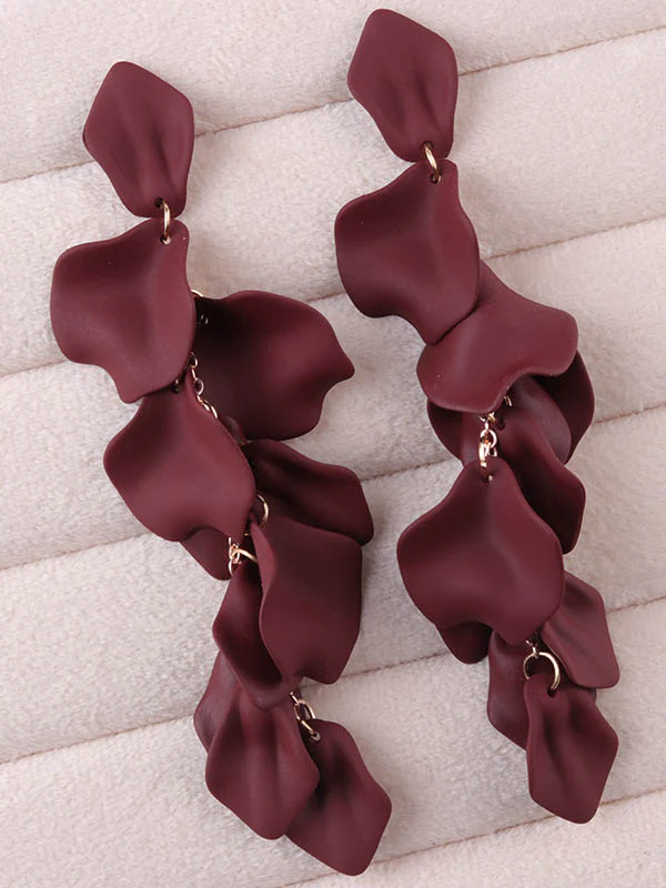 Chains Flower Shape Earrings Accessories - Image 30