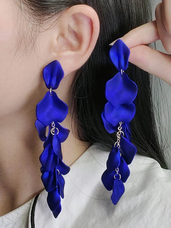 Chains Flower Shape Earrings Accessories - Image 4