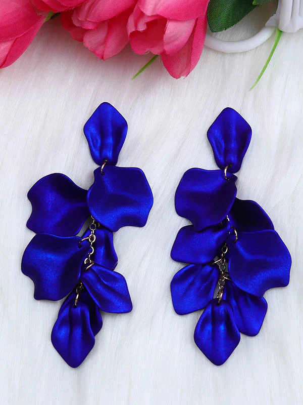 Chains Flower Shape Earrings Accessories - Image 6