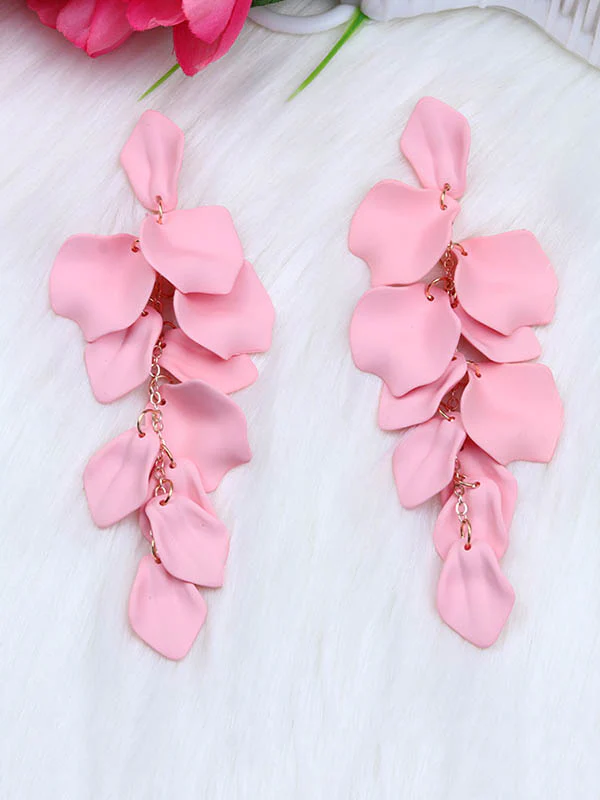 Chains Flower Shape Earrings Accessories - Image 7