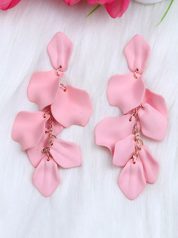 Chains Flower Shape Earrings Accessories - Image 8
