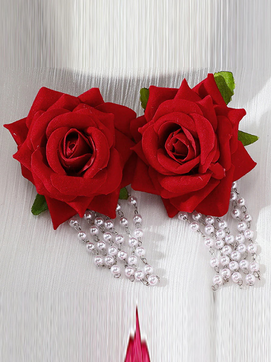Chains Flower Shape Earrings Accessories - Image 2