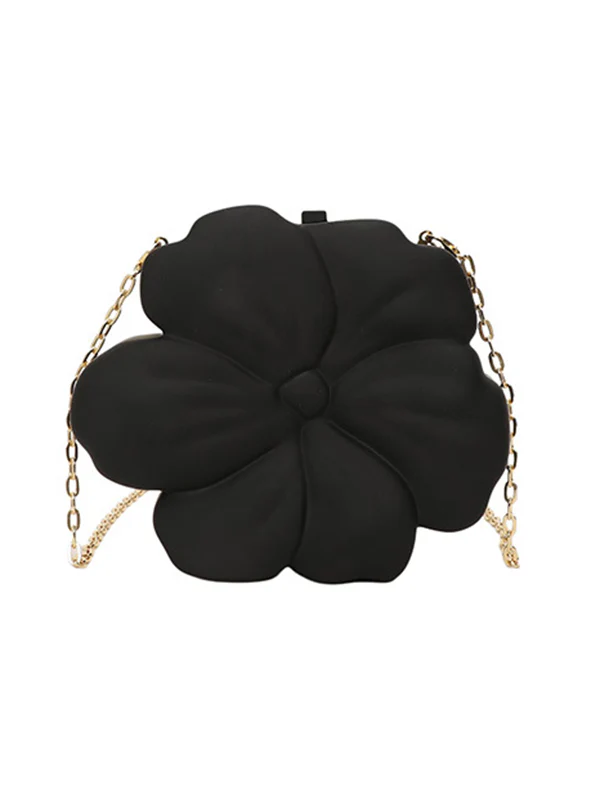 Chains Flower Shape Shiny Crossbody Bags - Image 17