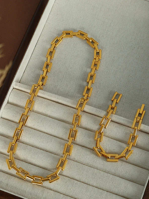Chains Geometric Bracelet Accessories Necklaces Accessories - Image 16