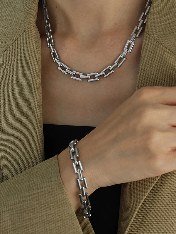 Chains Geometric Bracelet Accessories Necklaces Accessories - Image 2