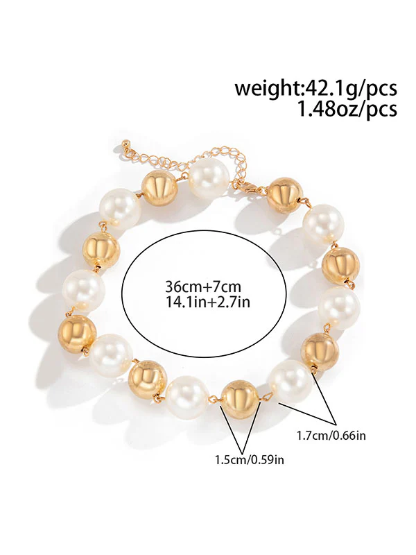 Chains Geometric Choker Necklace Necklaces Accessories - Image 11