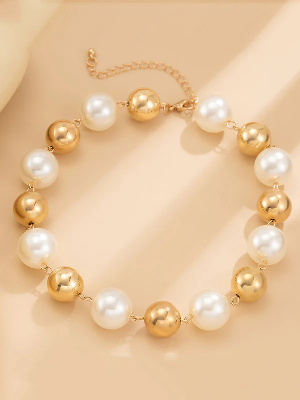 Chains Geometric Choker Necklace Necklaces Accessories - Image 4