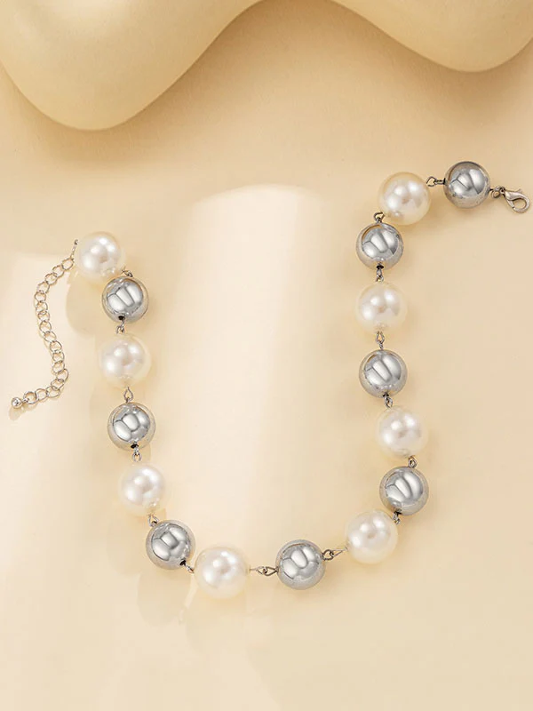 Chains Geometric Choker Necklace Necklaces Accessories - Image 5