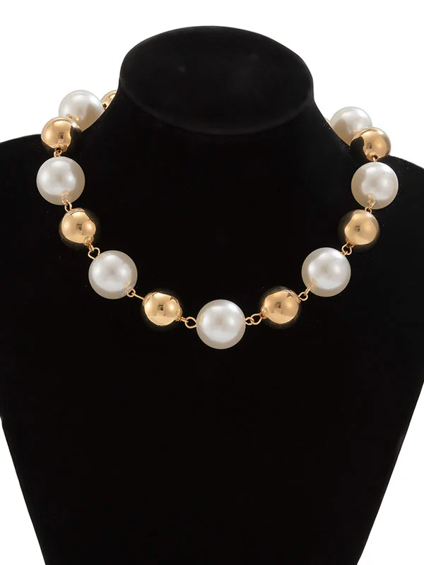 Chains Geometric Choker Necklace Necklaces Accessories - Image 9