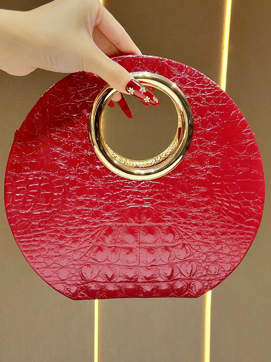 Chains Geometric Crossbody Bags Evening Bags & Clutches - Image 3