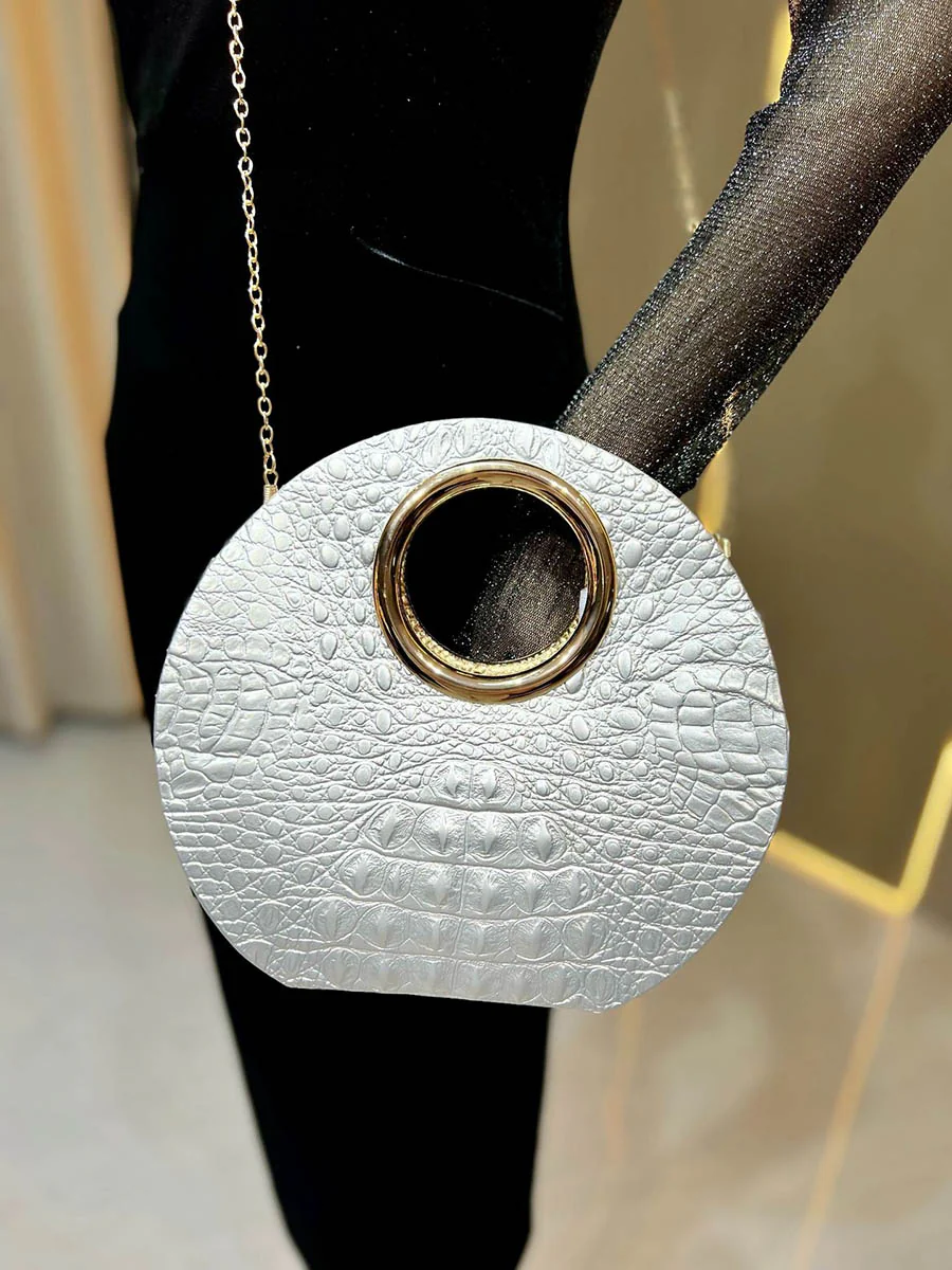 Chains Geometric Crossbody Bags Evening Bags & Clutches - Image 6