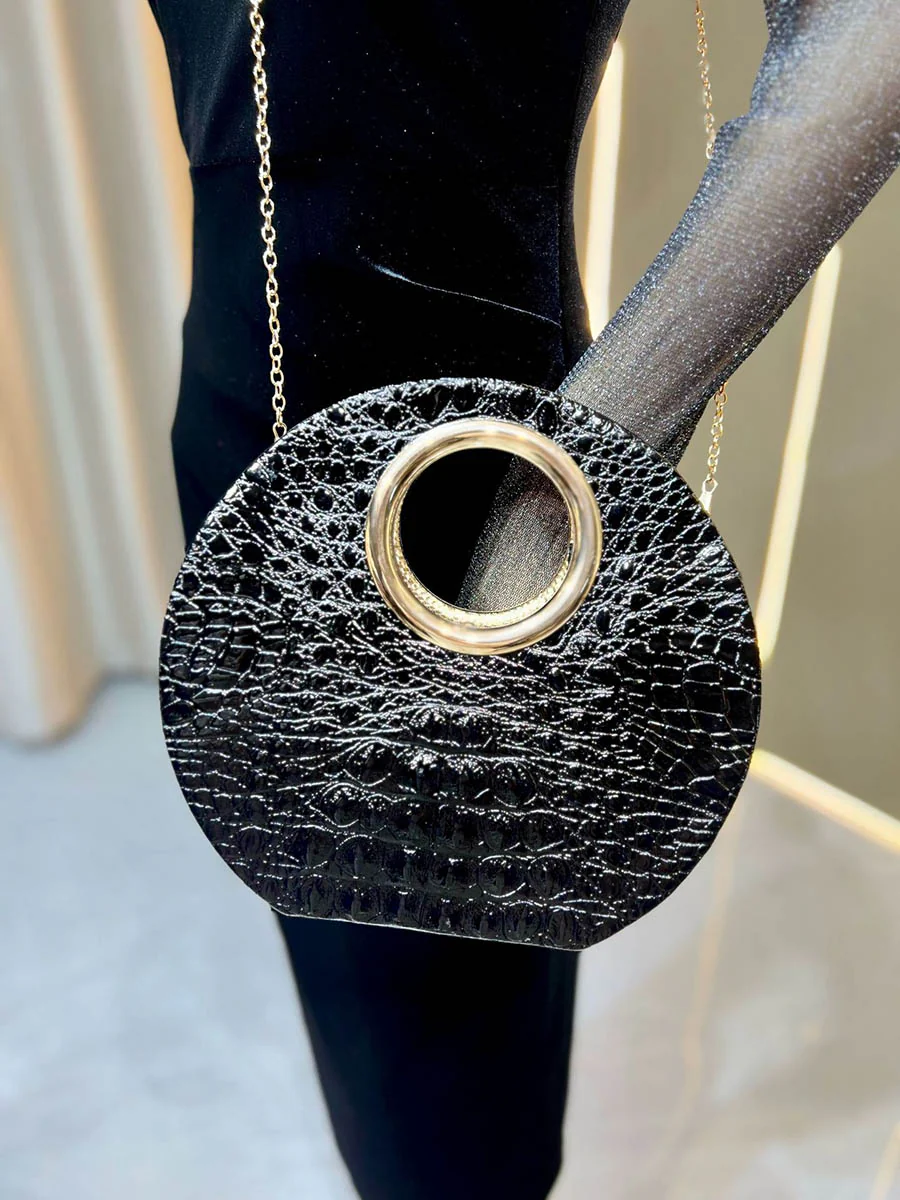 Chains Geometric Crossbody Bags Evening Bags & Clutches - Image 8