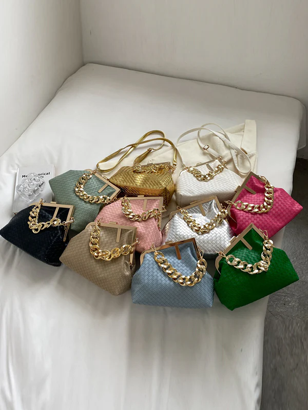 Chains Geometric Handbags - Image 15