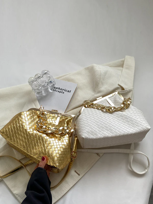 Chains Geometric Handbags - Image 16
