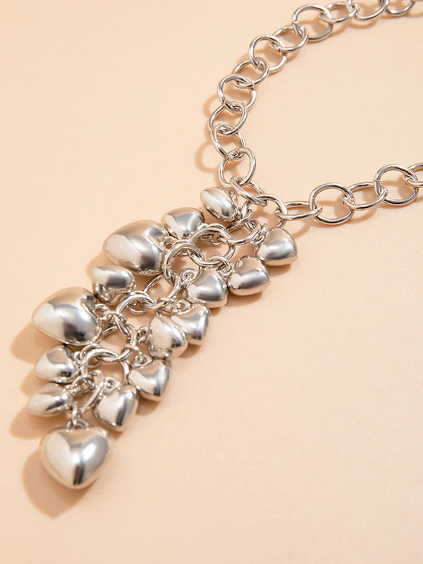 Chains Geometric Heart Shape Necklaces Accessories - Image 6