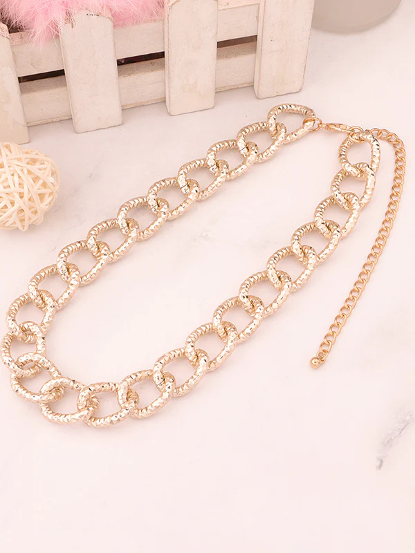 Chains Geometric Hollow Dainty Necklace Necklaces Accessories - Image 5