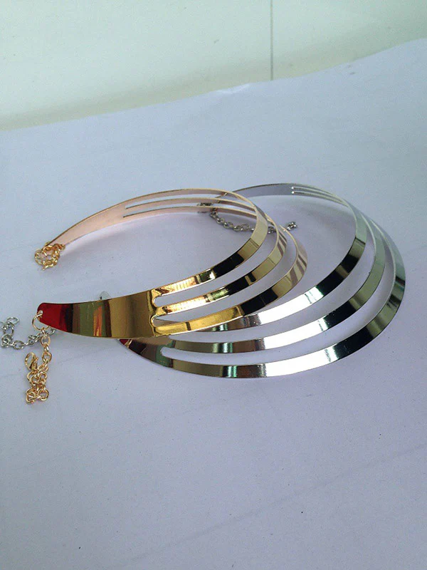 Chains Geometric Hollow Necklaces Accessories - Image 10