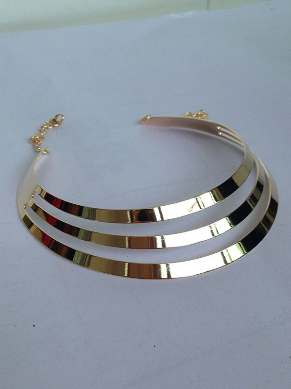 Chains Geometric Hollow Necklaces Accessories - Image 8